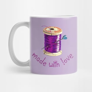 Made With Love Needle and Thread Mug